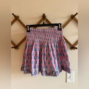 cotton printed mini skirt | sur la vague